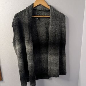 Eileen Fisher‎ Mohair Blend Open Front Vest Cardigan | Gray | Size M